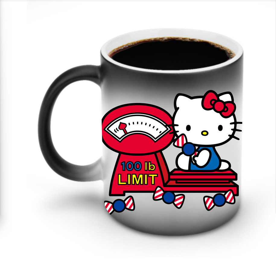 （画像用） Hello Kitty ハローキティ 温度変色マグカップ
