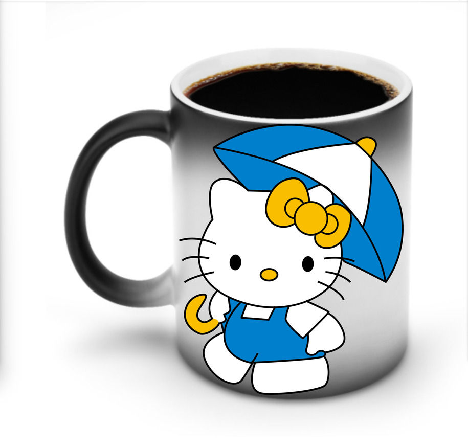 （画像用） Hello Kitty ハローキティ 温度変色マグカップ