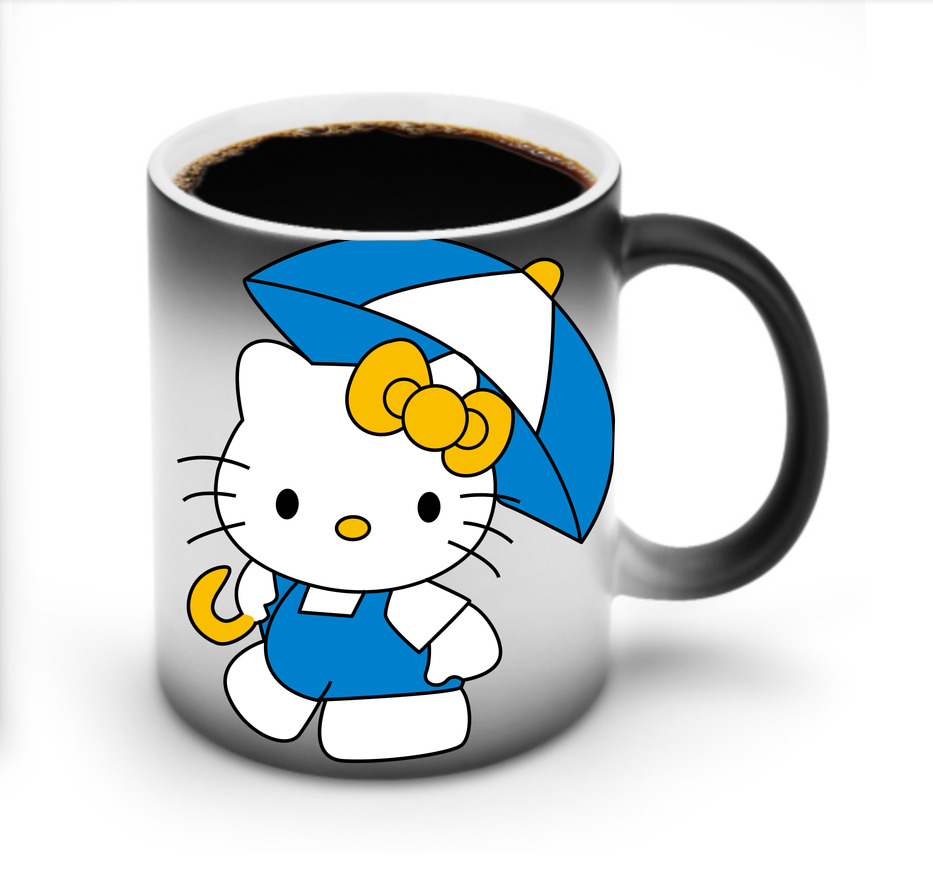 （画像用） Hello Kitty ハローキティ 温度変色マグカップ