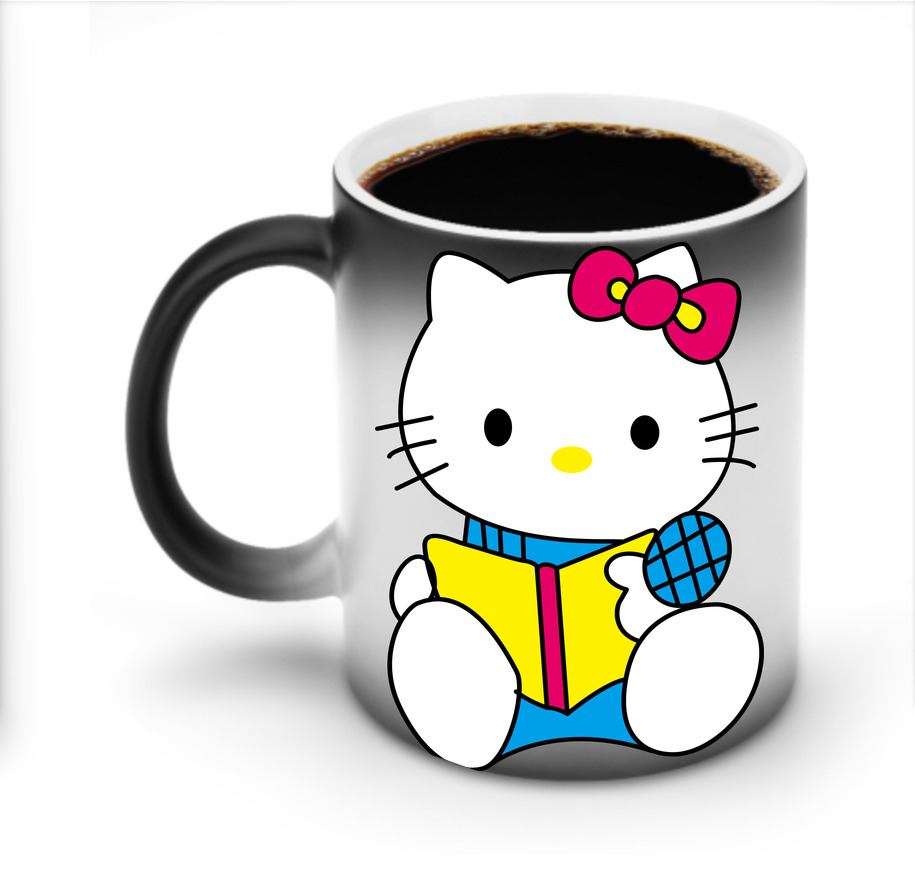 （画像用） Hello Kitty ハローキティ 温度変色マグカップ