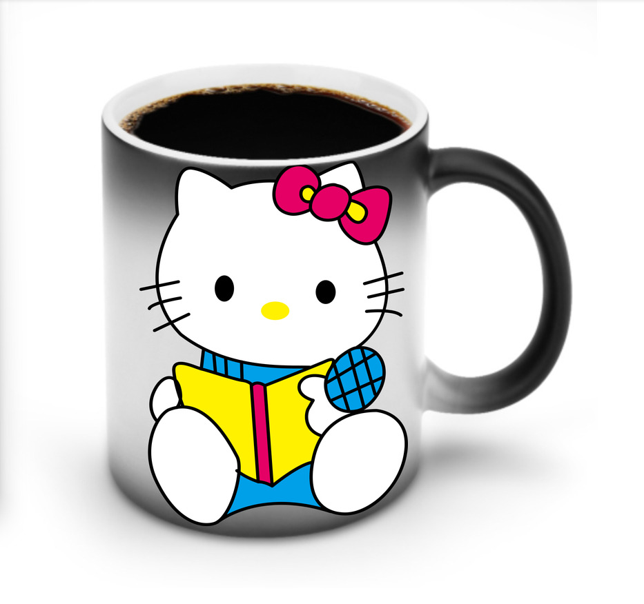 （画像用） Hello Kitty ハローキティ 温度変色マグカップ