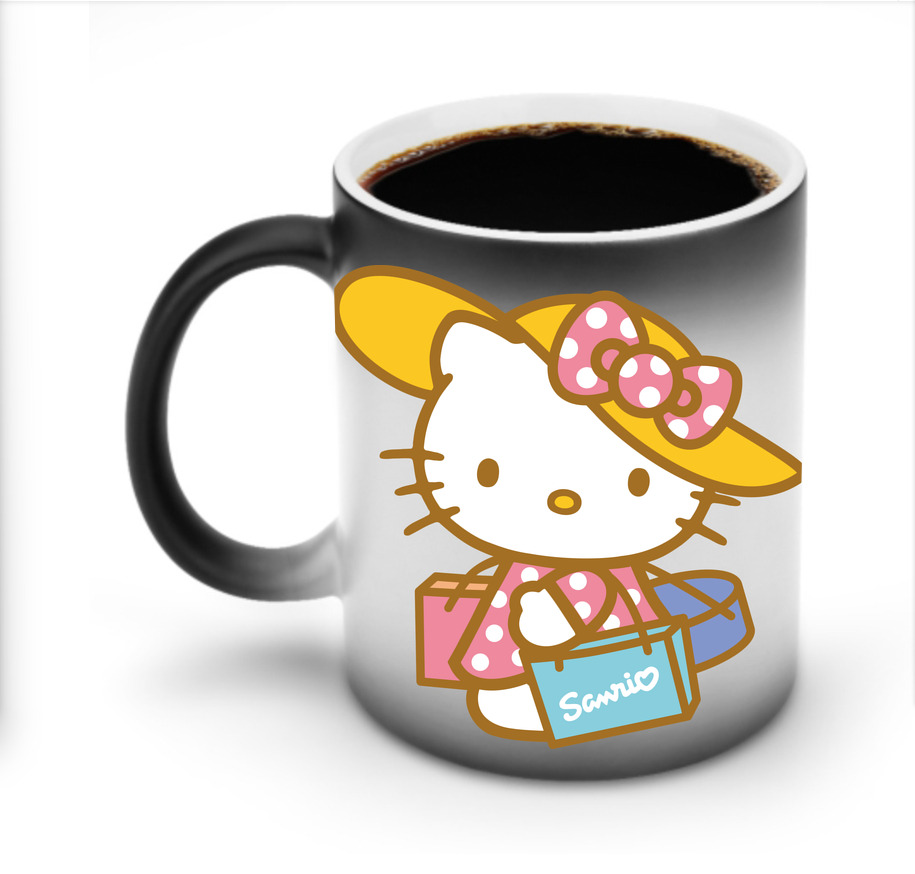 （画像用） Hello Kitty ハローキティ 温度変色マグカップ