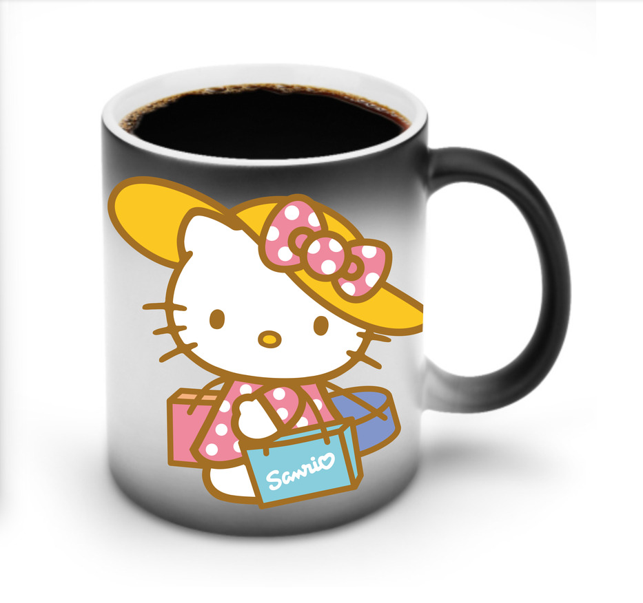 （画像用） Hello Kitty ハローキティ 温度変色マグカップ