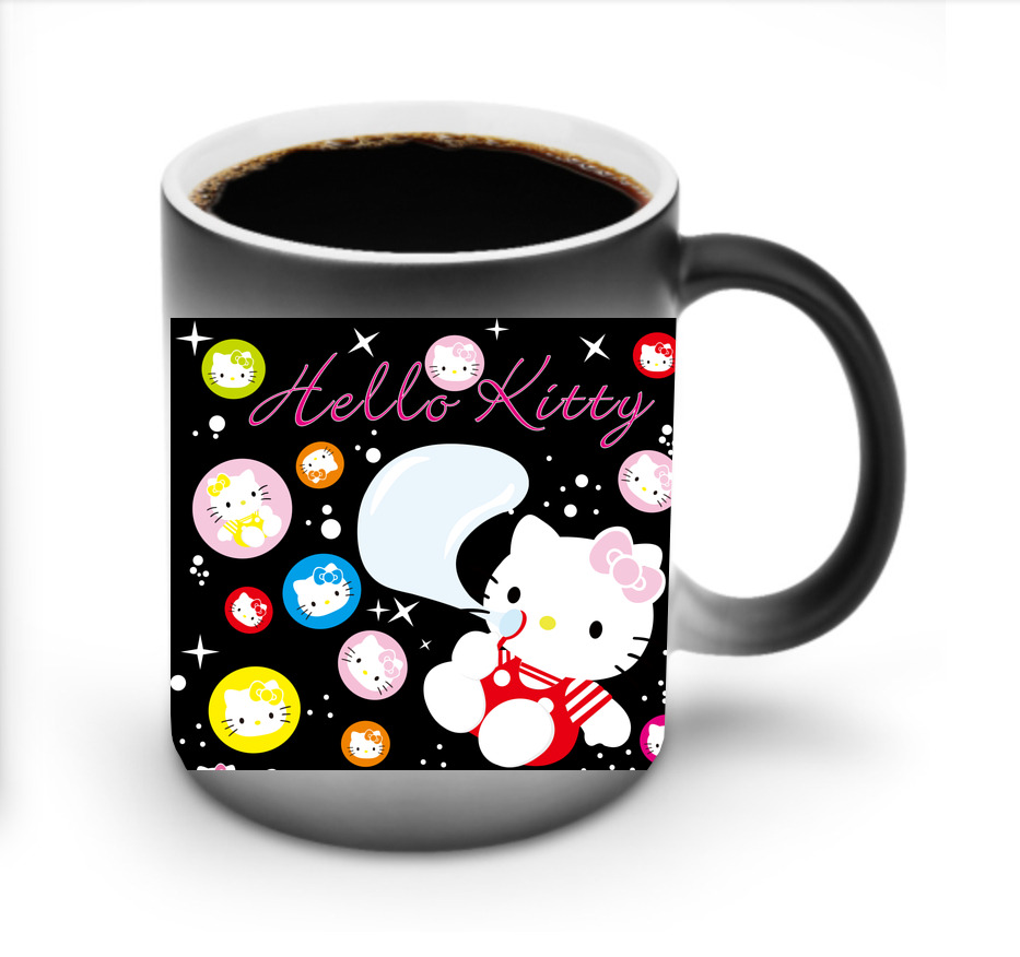 （画像用） Hello Kitty ハローキティ 温度変色マグカップ