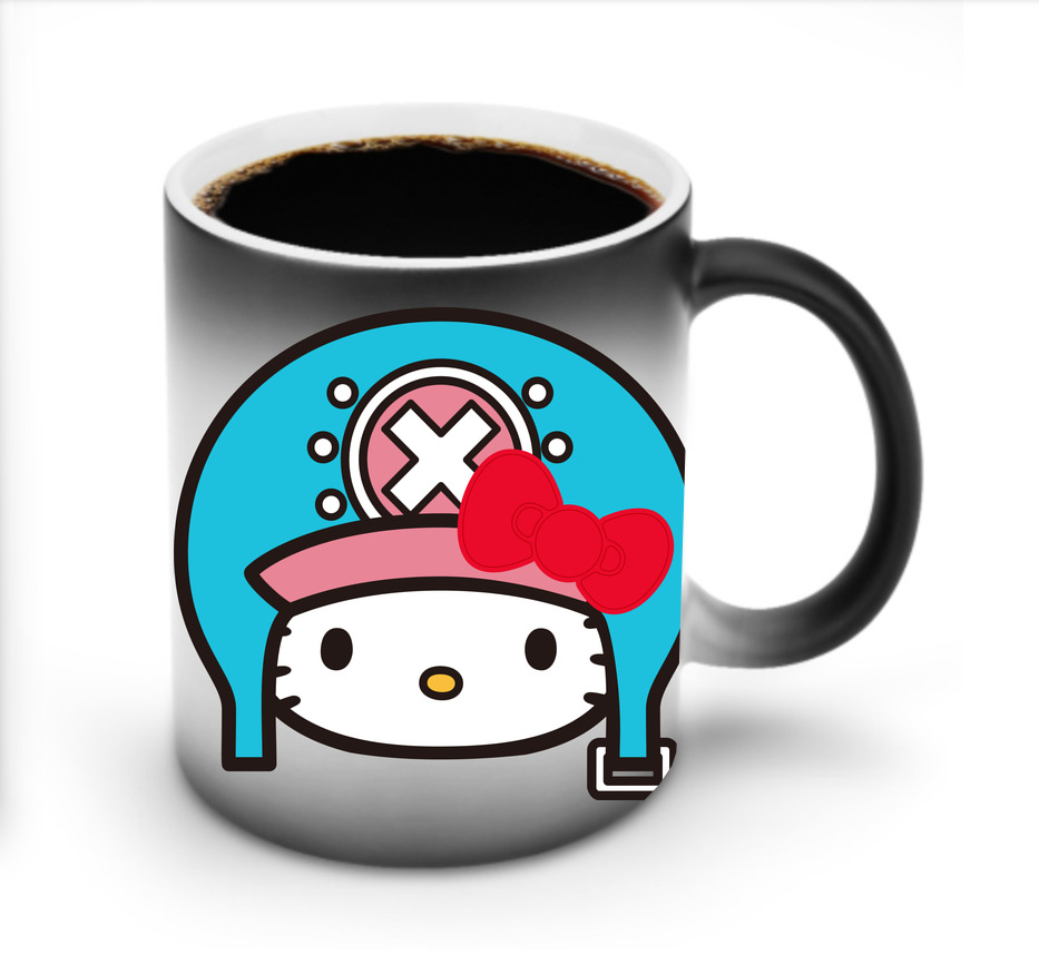 （画像用） Hello Kitty ハローキティ 温度変色マグカップ