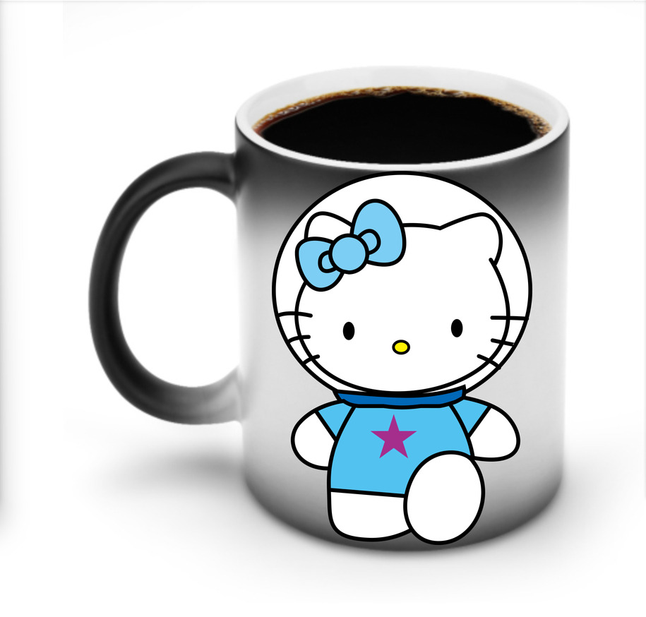 （画像用） Hello Kitty ハローキティ 温度変色マグカップ