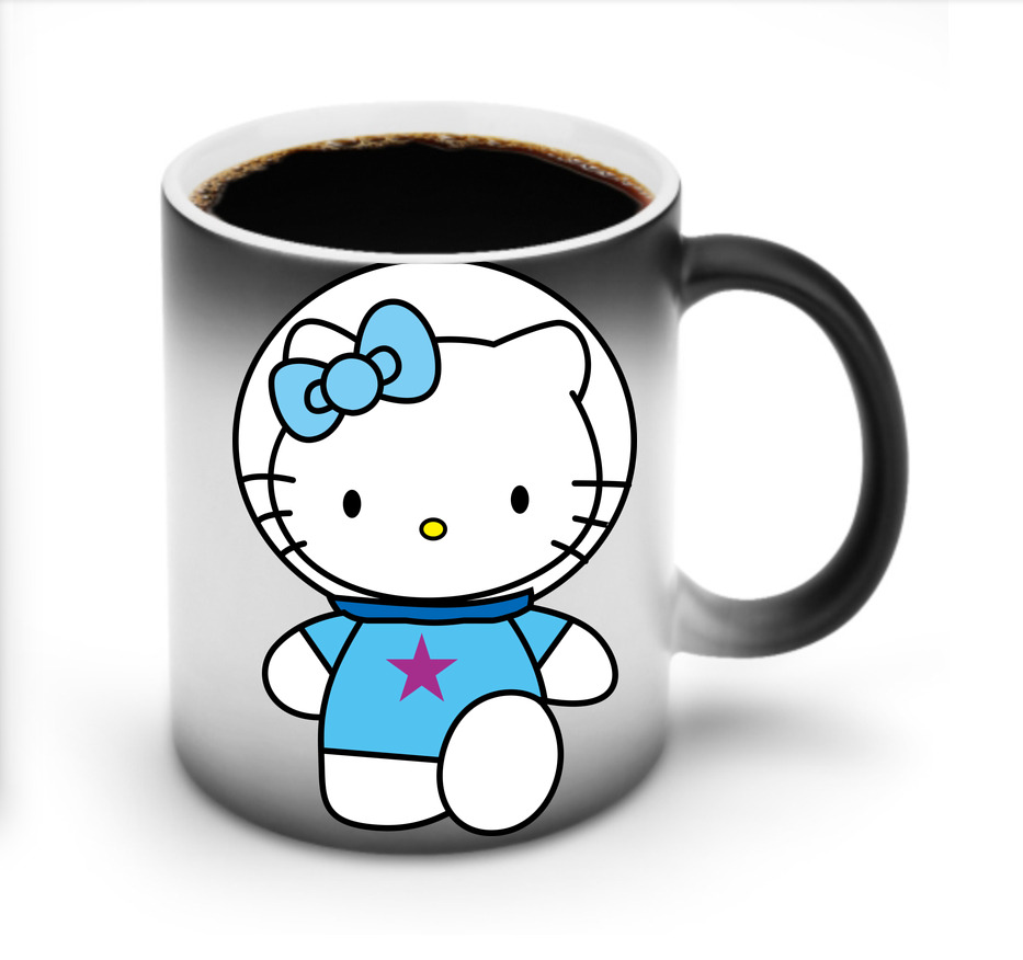 （画像用） Hello Kitty ハローキティ 温度変色マグカップ
