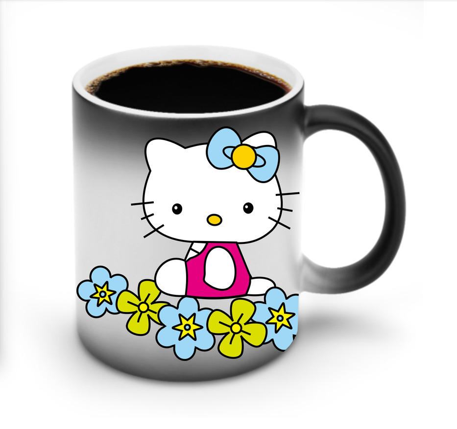 （画像用） Hello Kitty ハローキティ 温度変色マグカップ