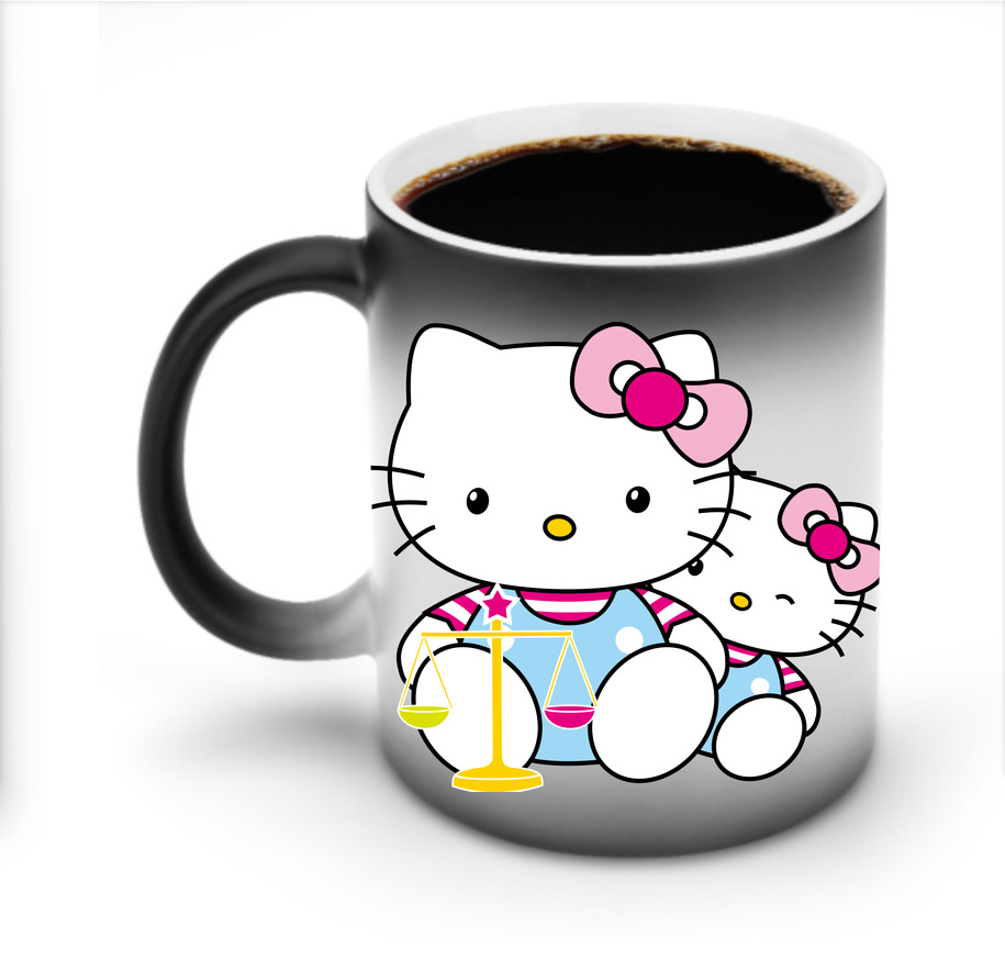 （画像用） Hello Kitty ハローキティ 温度変色マグカップ