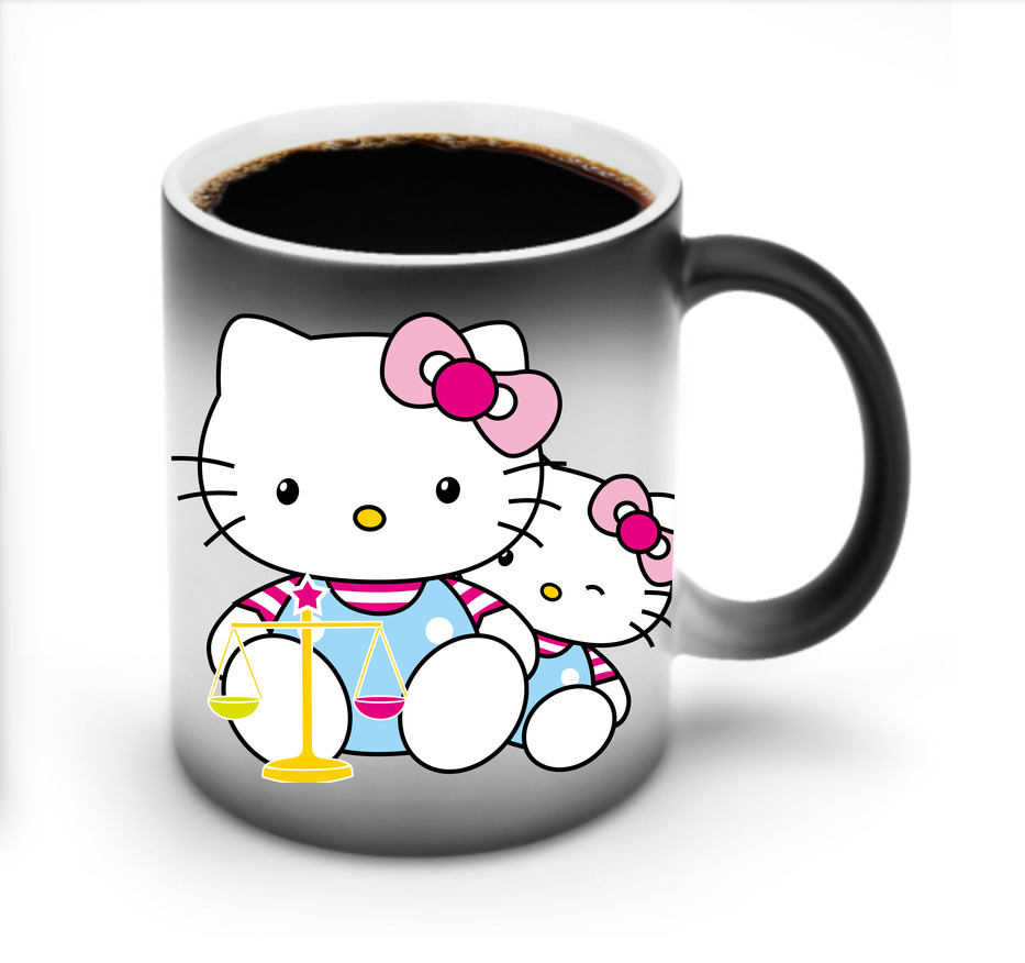 （画像用） Hello Kitty ハローキティ 温度変色マグカップ