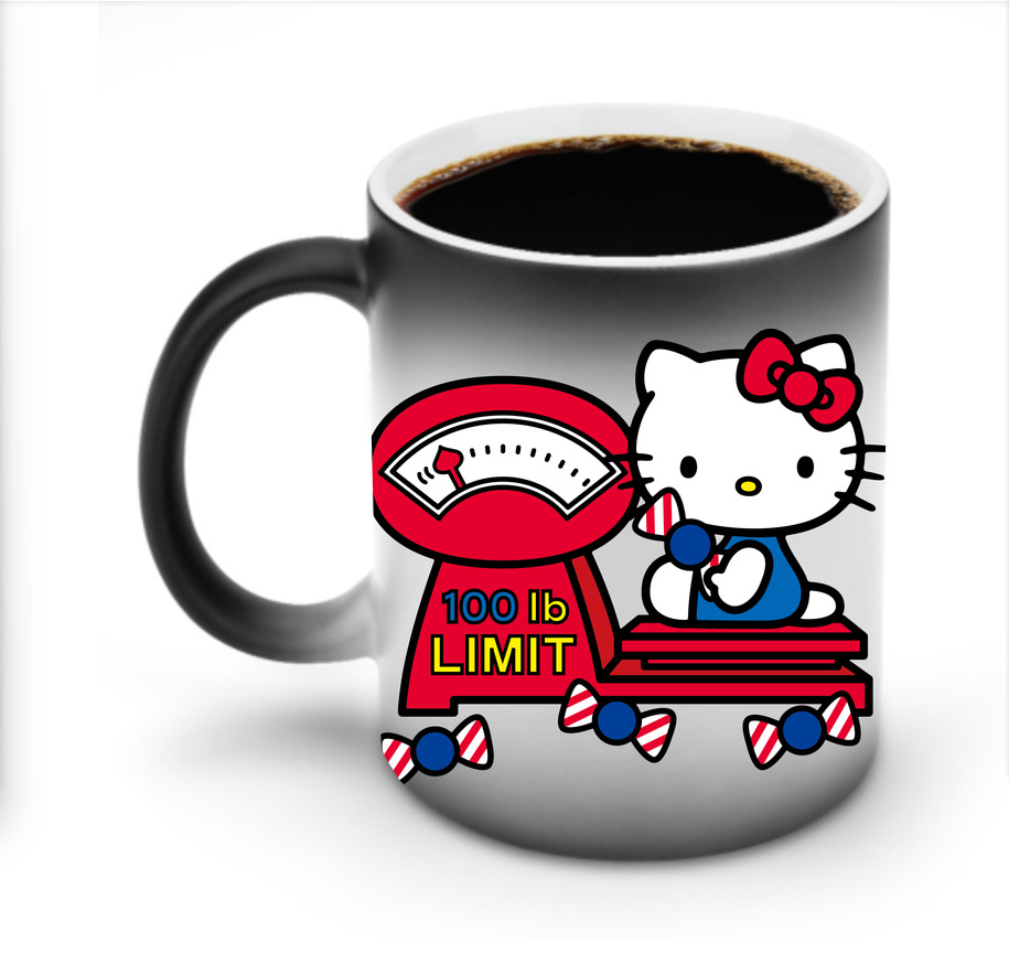 （画像用） Hello Kitty ハローキティ 温度変色マグカップ