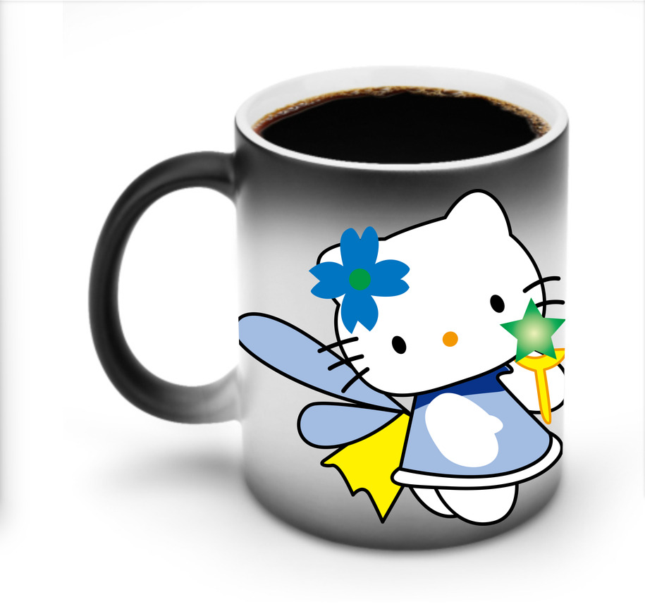（画像用） Hello Kitty ハローキティ 温度変色マグカップ