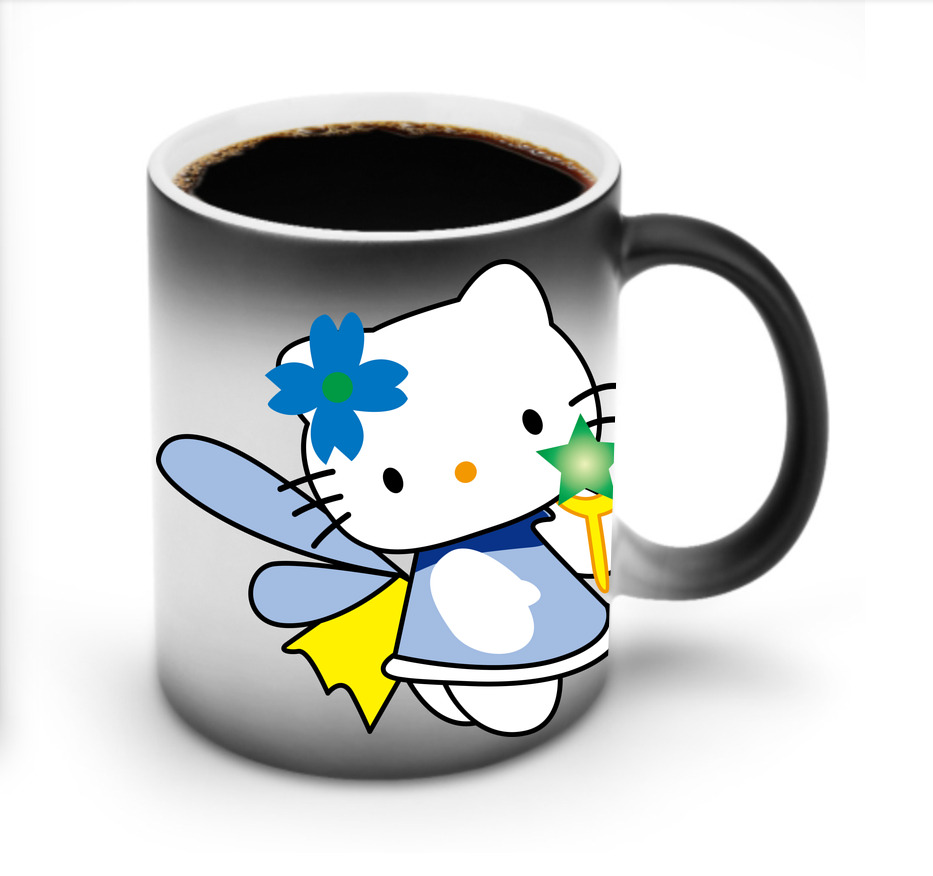 （画像用） Hello Kitty ハローキティ 温度変色マグカップ