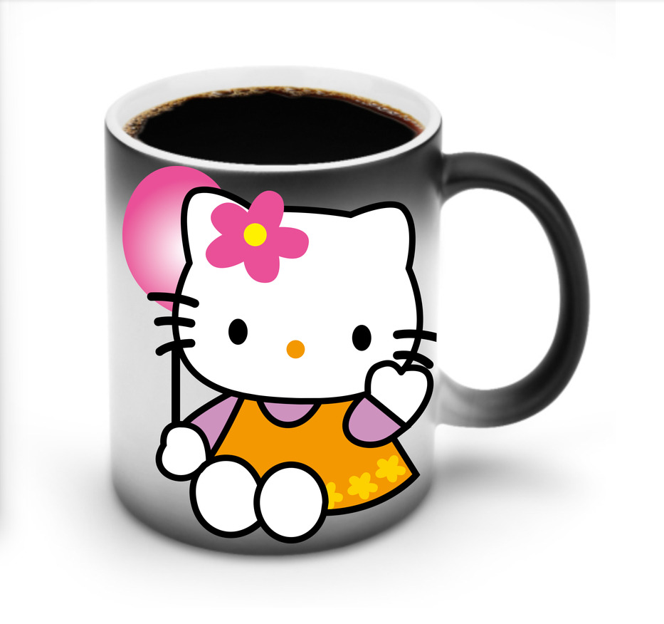 （画像用） Hello Kitty ハローキティ 温度変色マグカップ