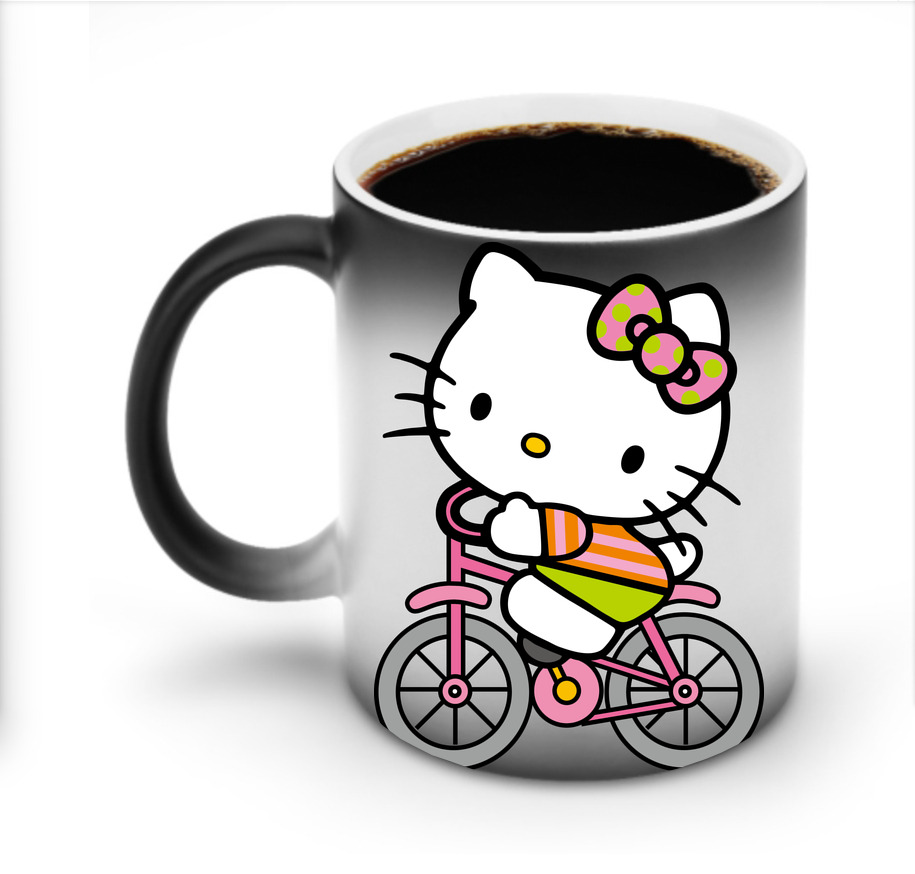 （画像用） Hello Kitty ハローキティ 温度変色マグカップ