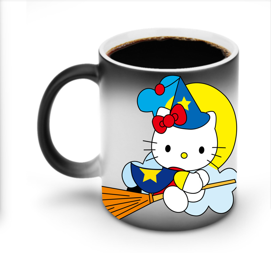 （画像用） Hello Kitty ハローキティ 温度変色マグカップ