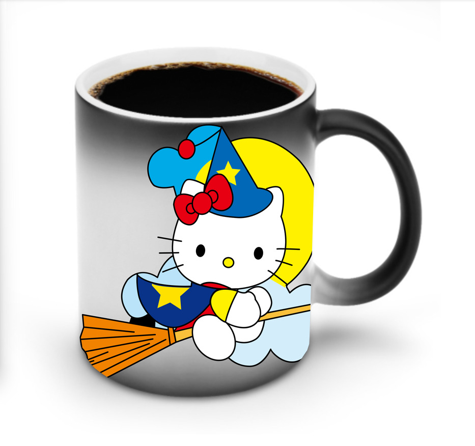 （画像用） Hello Kitty ハローキティ 温度変色マグカップ