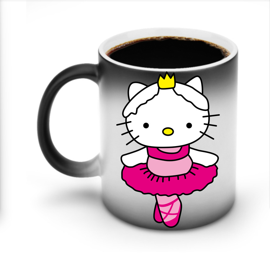 （画像用） Hello Kitty ハローキティ 温度変色マグカップ