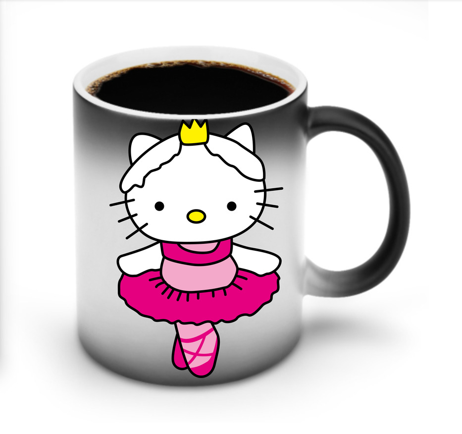 （画像用） Hello Kitty ハローキティ 温度変色マグカップ