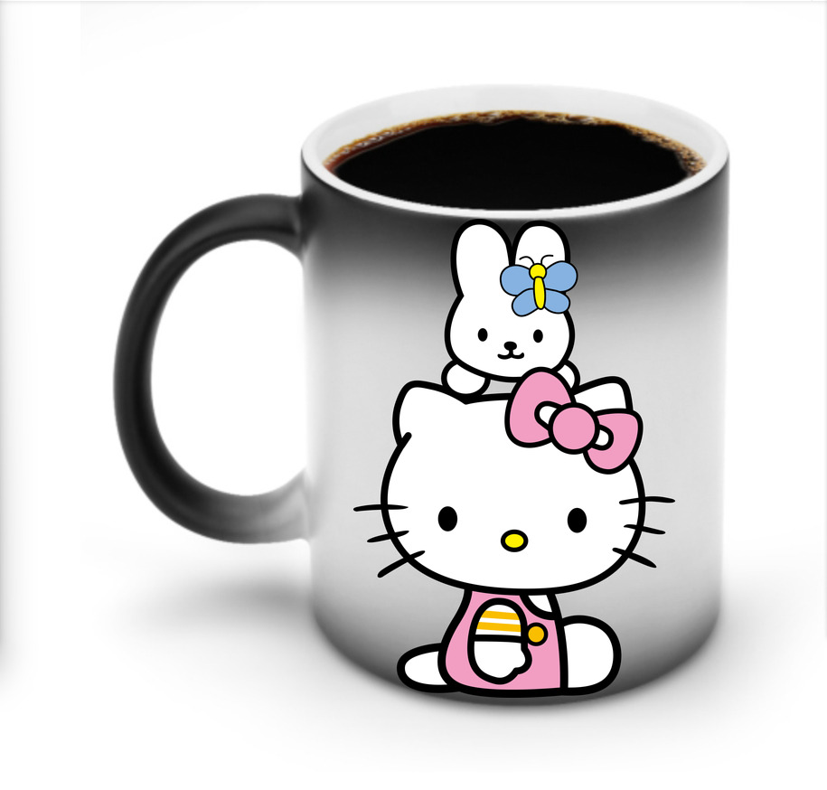 （画像用） Hello Kitty ハローキティ 温度変色マグカップ
