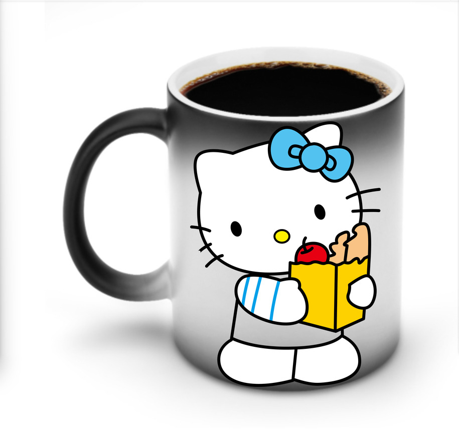 （画像用） Hello Kitty ハローキティ 温度変色マグカップ