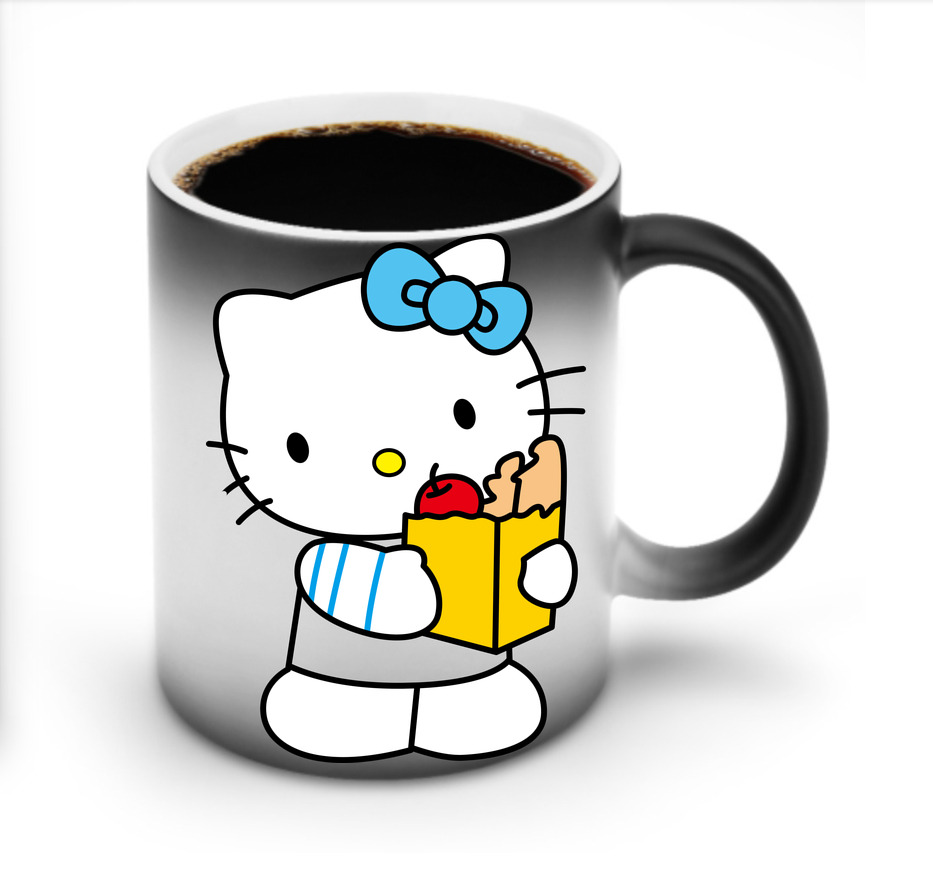 （画像用） Hello Kitty ハローキティ 温度変色マグカップ