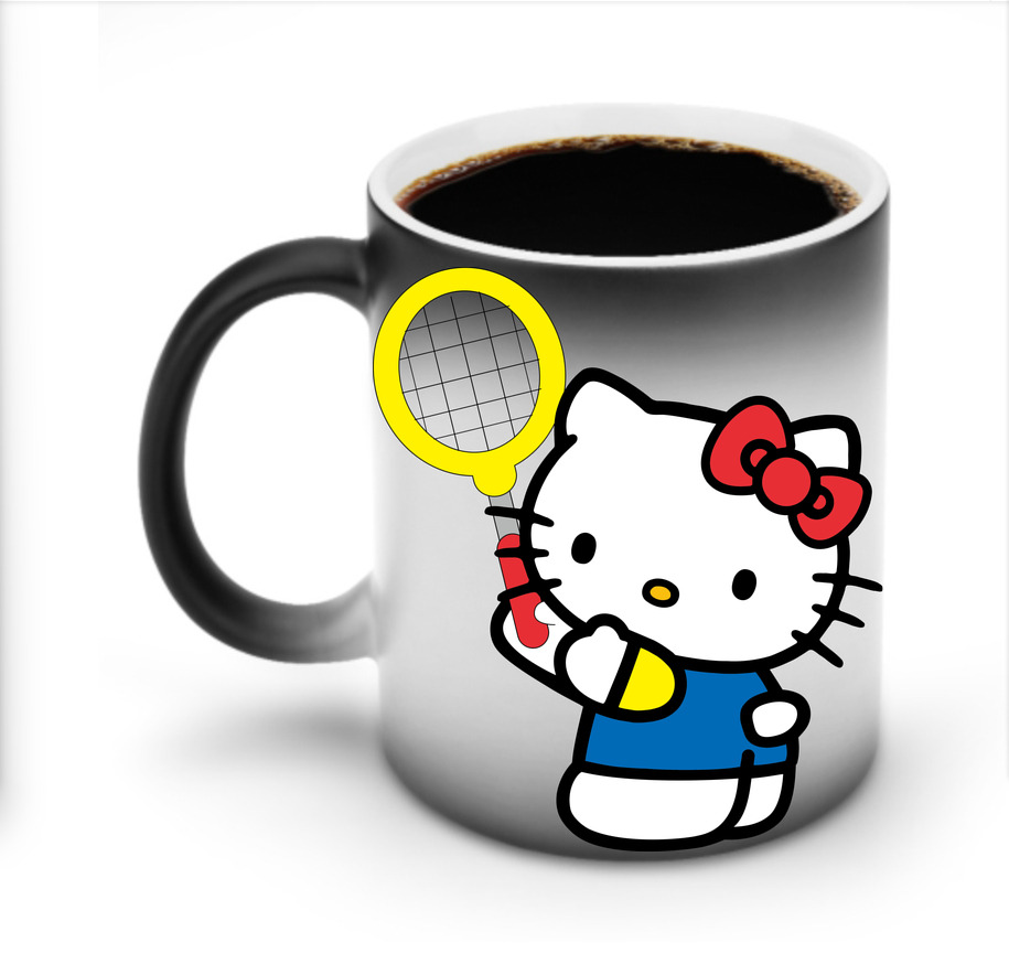 （画像用） Hello Kitty ハローキティ 温度変色マグカップ