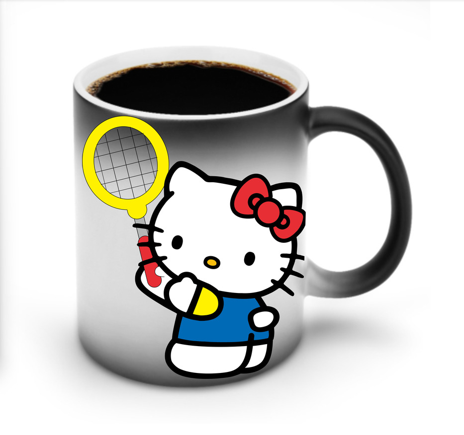 （画像用） Hello Kitty ハローキティ 温度変色マグカップ