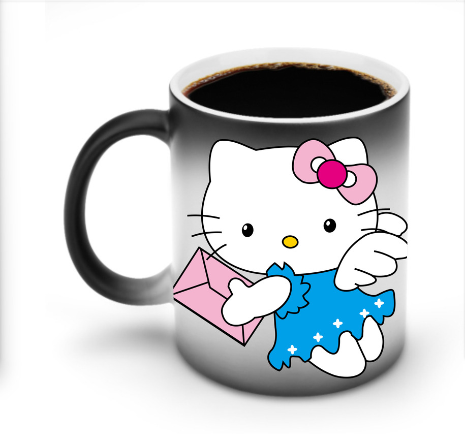 （画像用） Hello Kitty ハローキティ 温度変色マグカップ