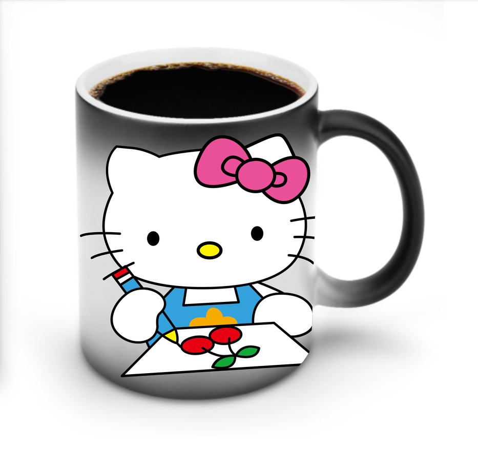 （画像用） Hello Kitty ハローキティ 温度変色マグカップ