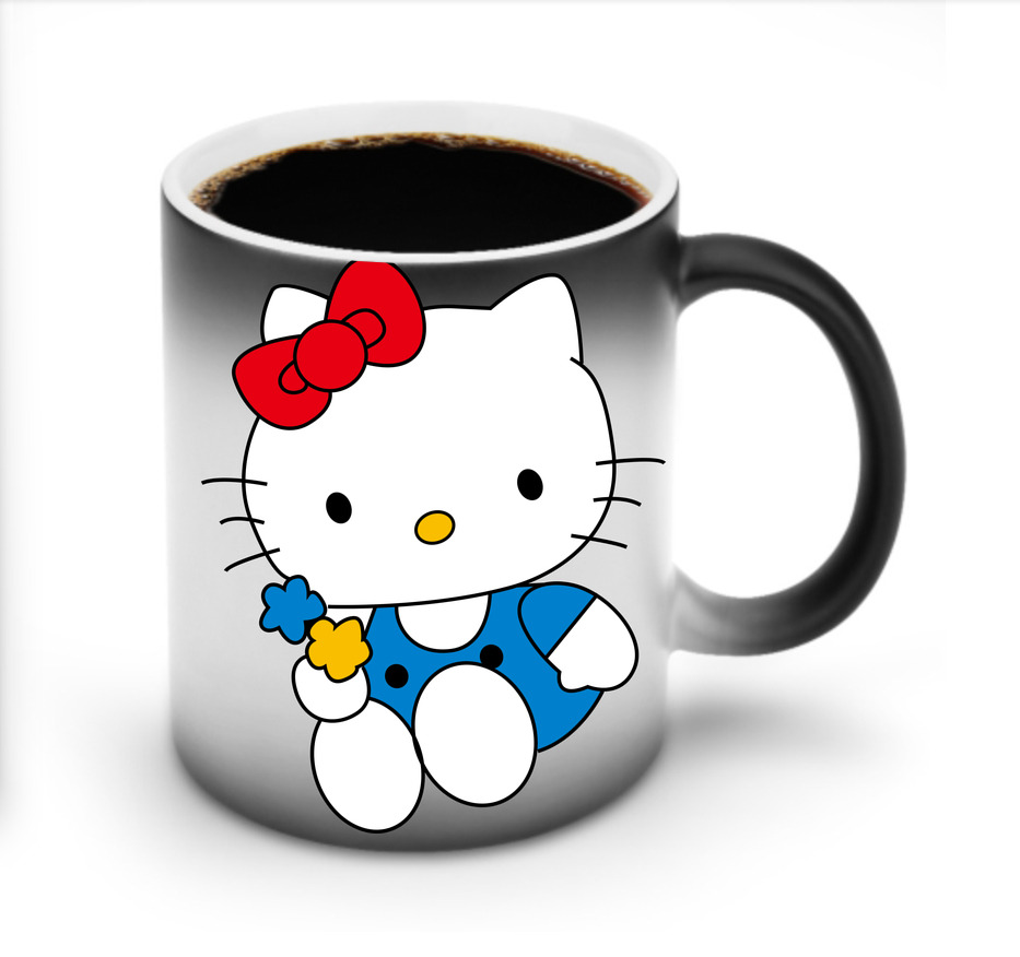 （画像用） Hello Kitty ハローキティ 温度変色マグカップ