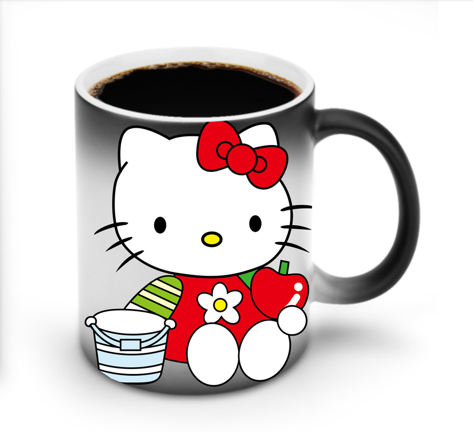 （画像用） Hello Kitty ハローキティ 温度変色マグカップ
