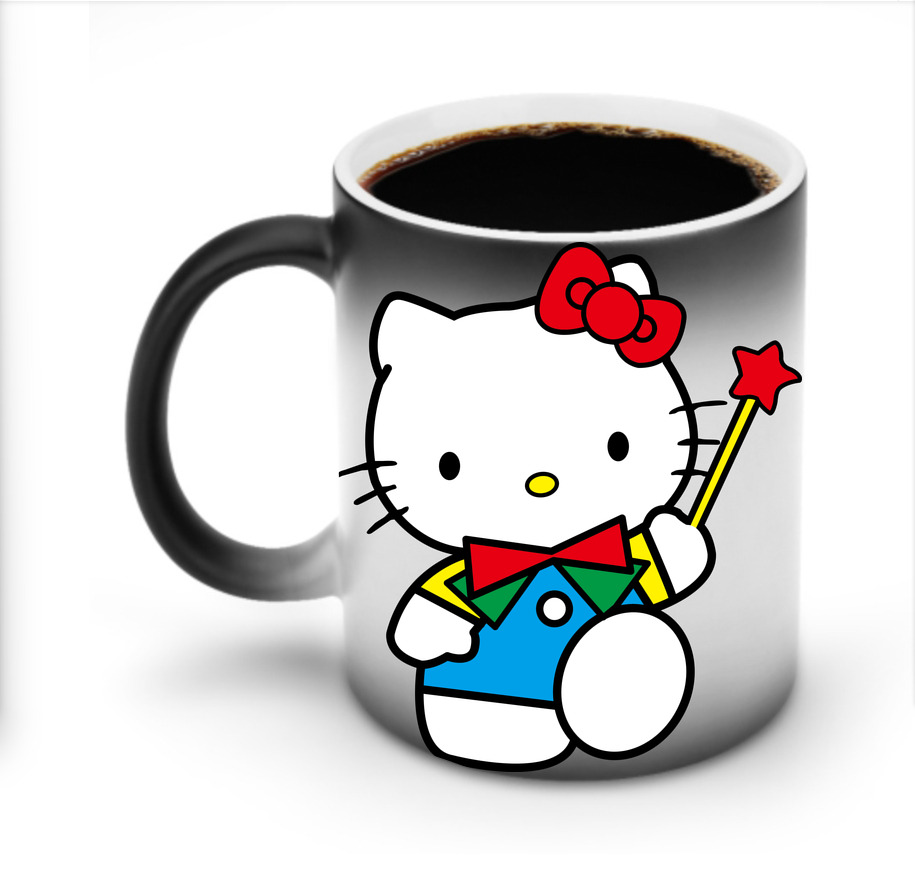 （画像用） Hello Kitty ハローキティ 温度変色マグカップ