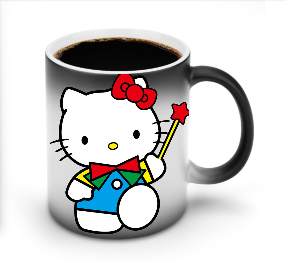 （画像用） Hello Kitty ハローキティ 温度変色マグカップ