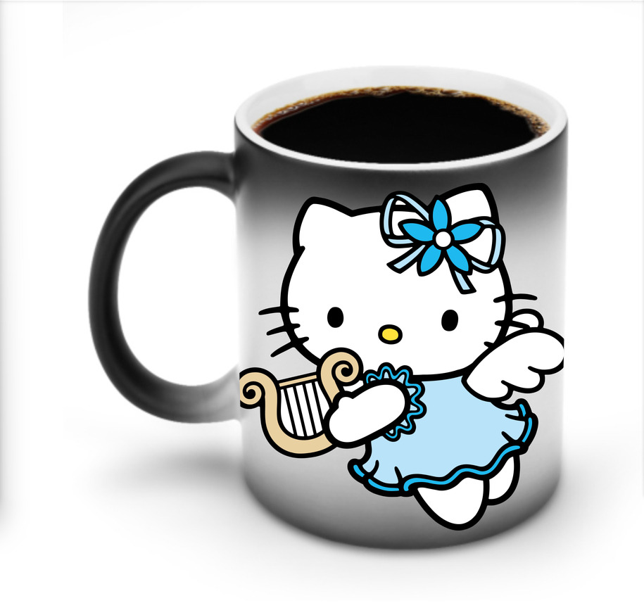 （画像用） Hello Kitty ハローキティ 温度変色マグカップ