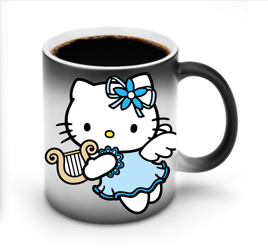 （画像用） Hello Kitty ハローキティ 温度変色マグカップ
