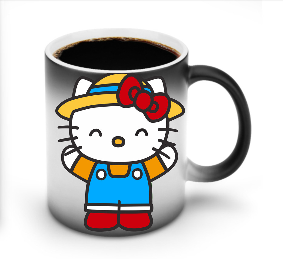 （画像用） Hello Kitty ハローキティ 温度変色マグカップ