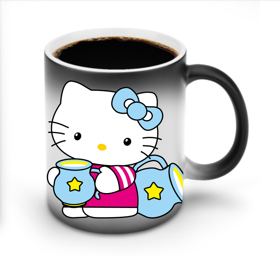 （画像用） Hello Kitty ハローキティ 温度変色マグカップ