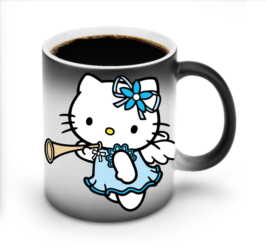 （画像用） Hello Kitty ハローキティ 温度変色マグカップ