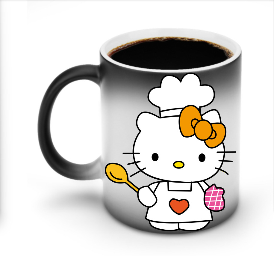 （画像用） Hello Kitty ハローキティ 温度変色マグカップ