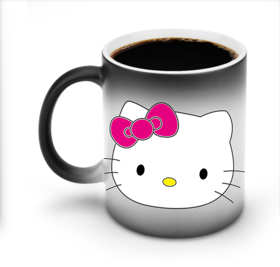 （画像用） Hello Kitty ハローキティ 温度変色マグカップ
