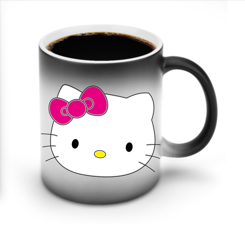（画像用） Hello Kitty ハローキティ 温度変色マグカップ