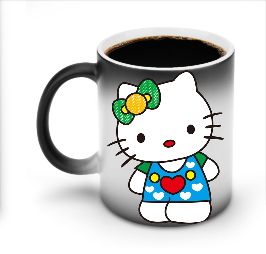 （画像用） Hello Kitty ハローキティ 温度変色マグカップ