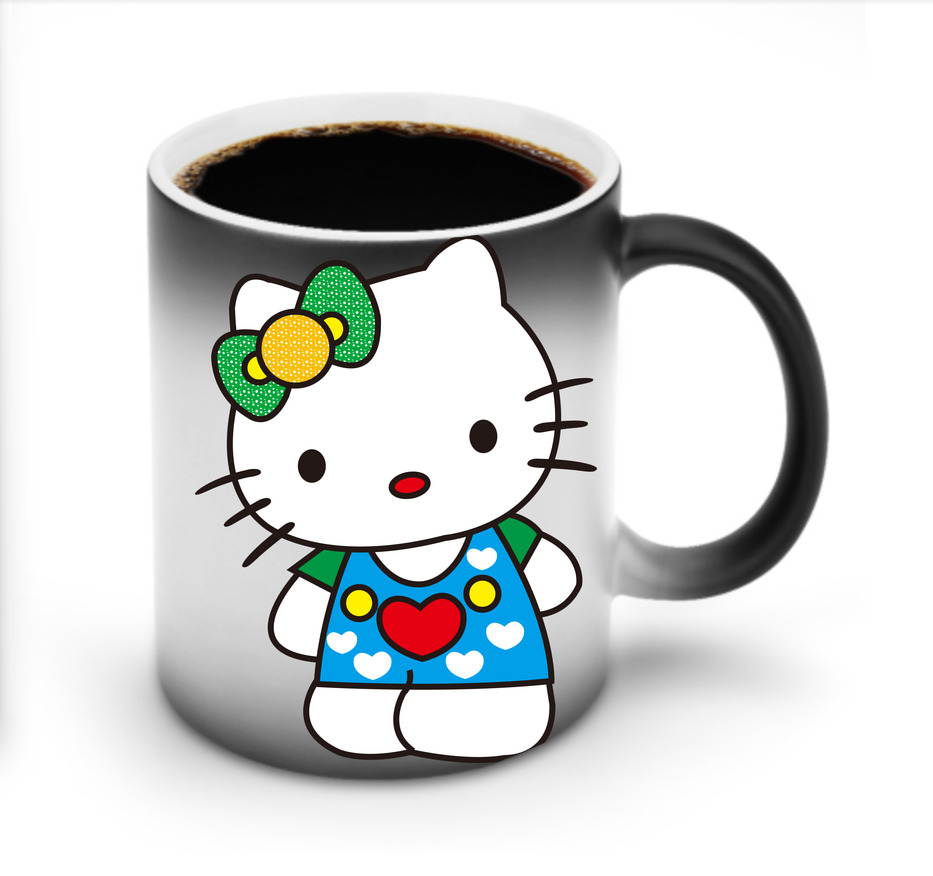 （画像用） Hello Kitty ハローキティ 温度変色マグカップ
