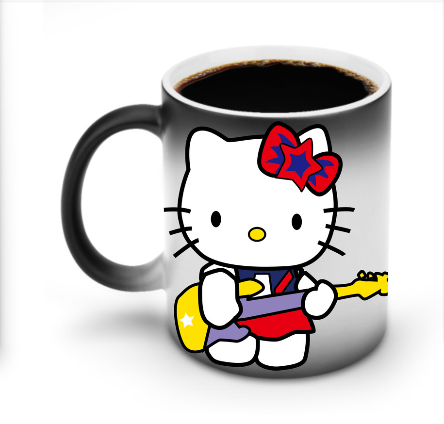 （画像用） Hello Kitty ハローキティ 温度変色マグカップ