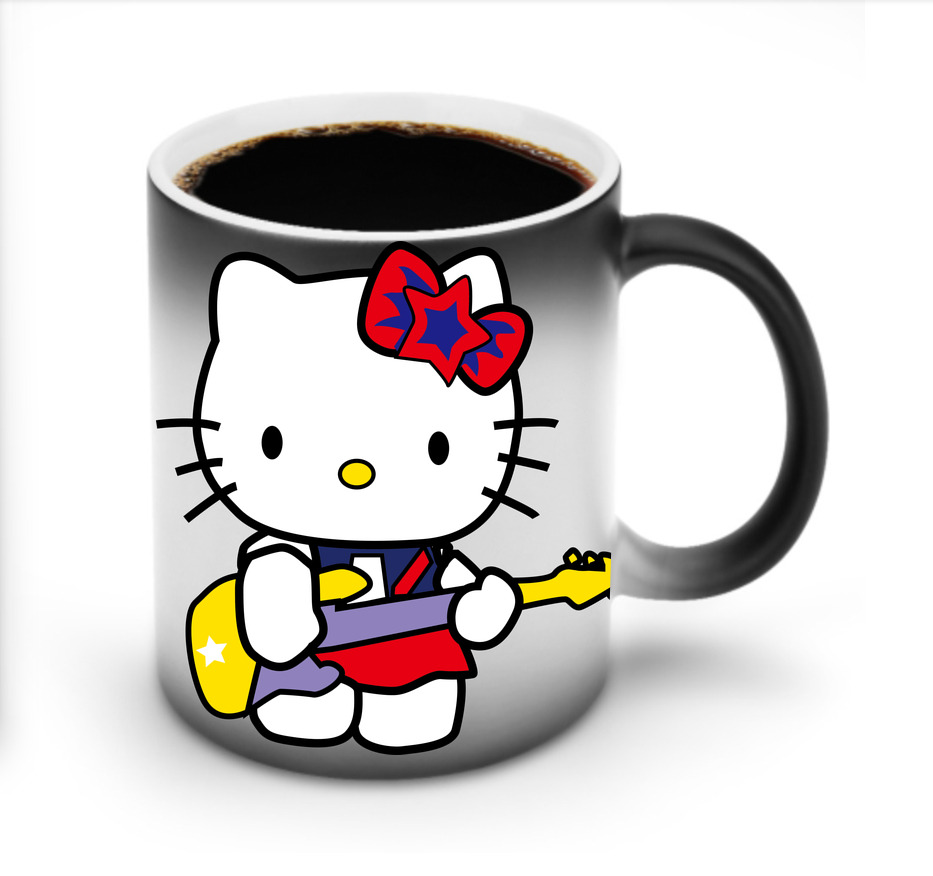 （画像用） Hello Kitty ハローキティ 温度変色マグカップ