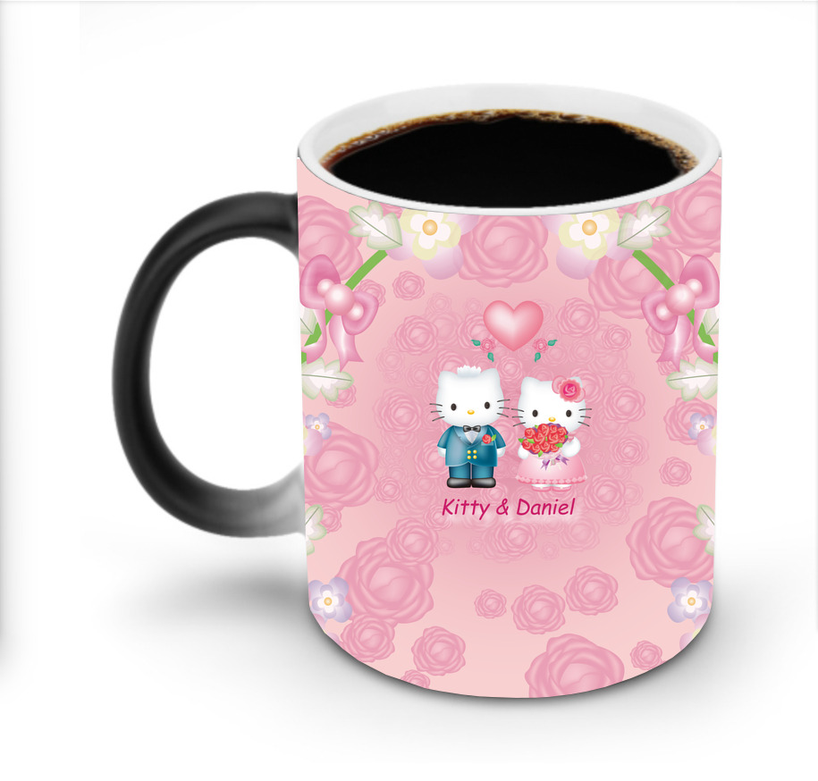 （画像用） Hello Kitty ハローキティ 温度変色マグカップ