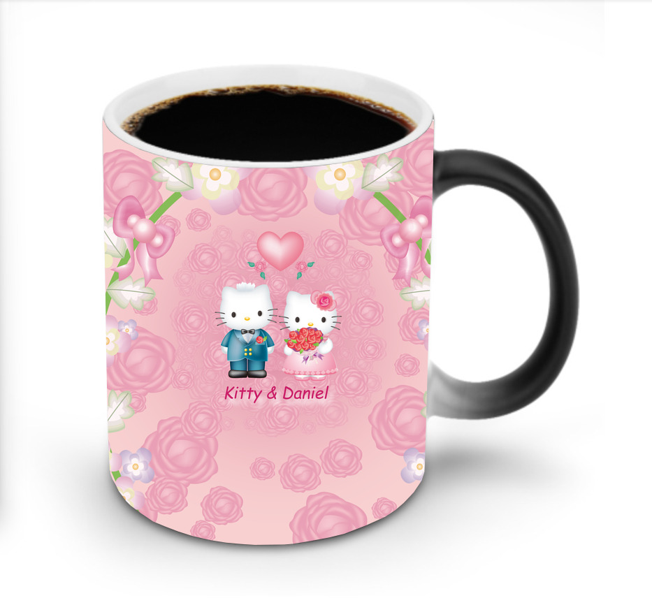 （画像用） Hello Kitty ハローキティ 温度変色マグカップ