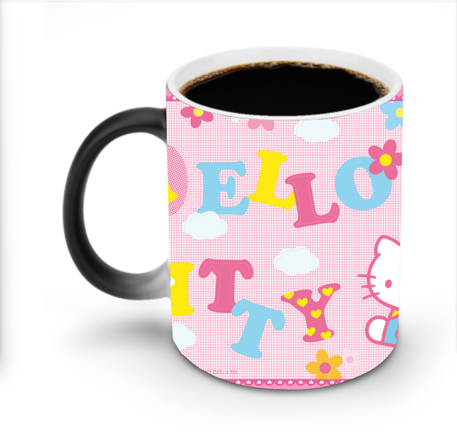 （画像用） Hello Kitty ハローキティ 温度変色マグカップ
