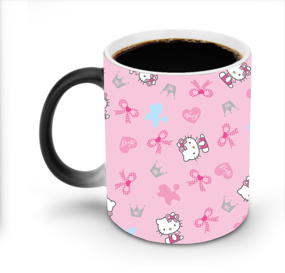 （画像用） Hello Kitty ハローキティ 温度変色マグカップ